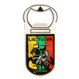 Magnetas atidarytuvas Vytis trispalvės fone